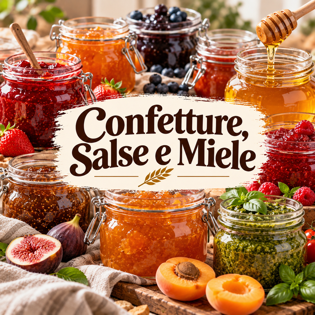Confetture,salse, miele