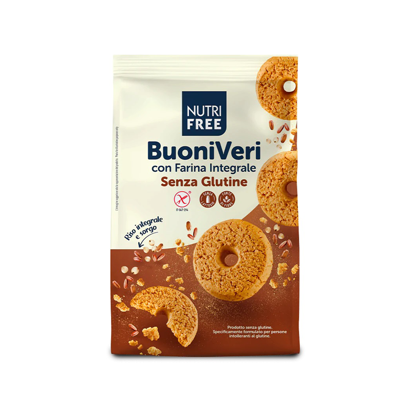 Nutrifree Buoni Veri con Farina Integrale – 250 g