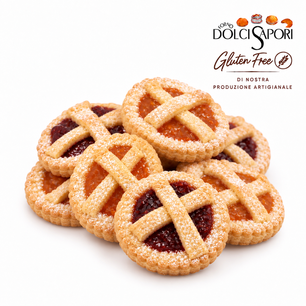 Dolci Sapori Crostatine Albicocca e Ciliegia – 250 g