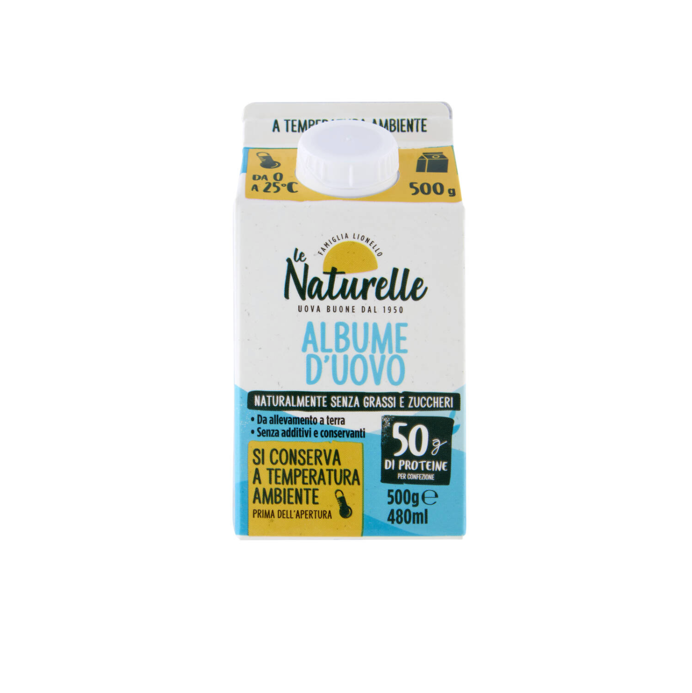 Le Naturelle Albume d'Uovo 500g