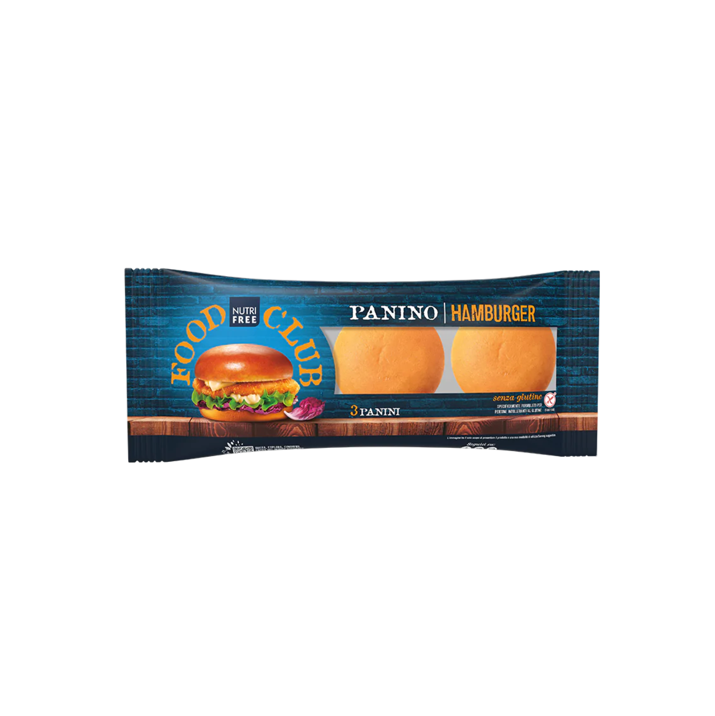 Nutrifree Food Club Panino Hamburger 110 g