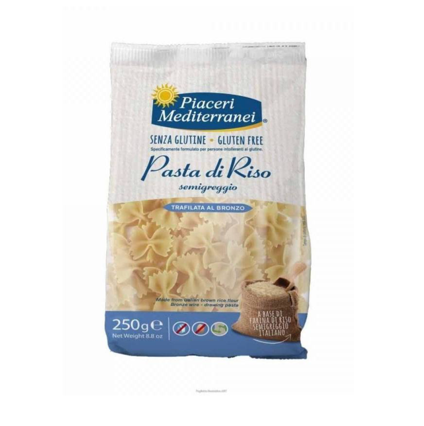 Piaceri Mediterranei Pasta di Riso Farfalle