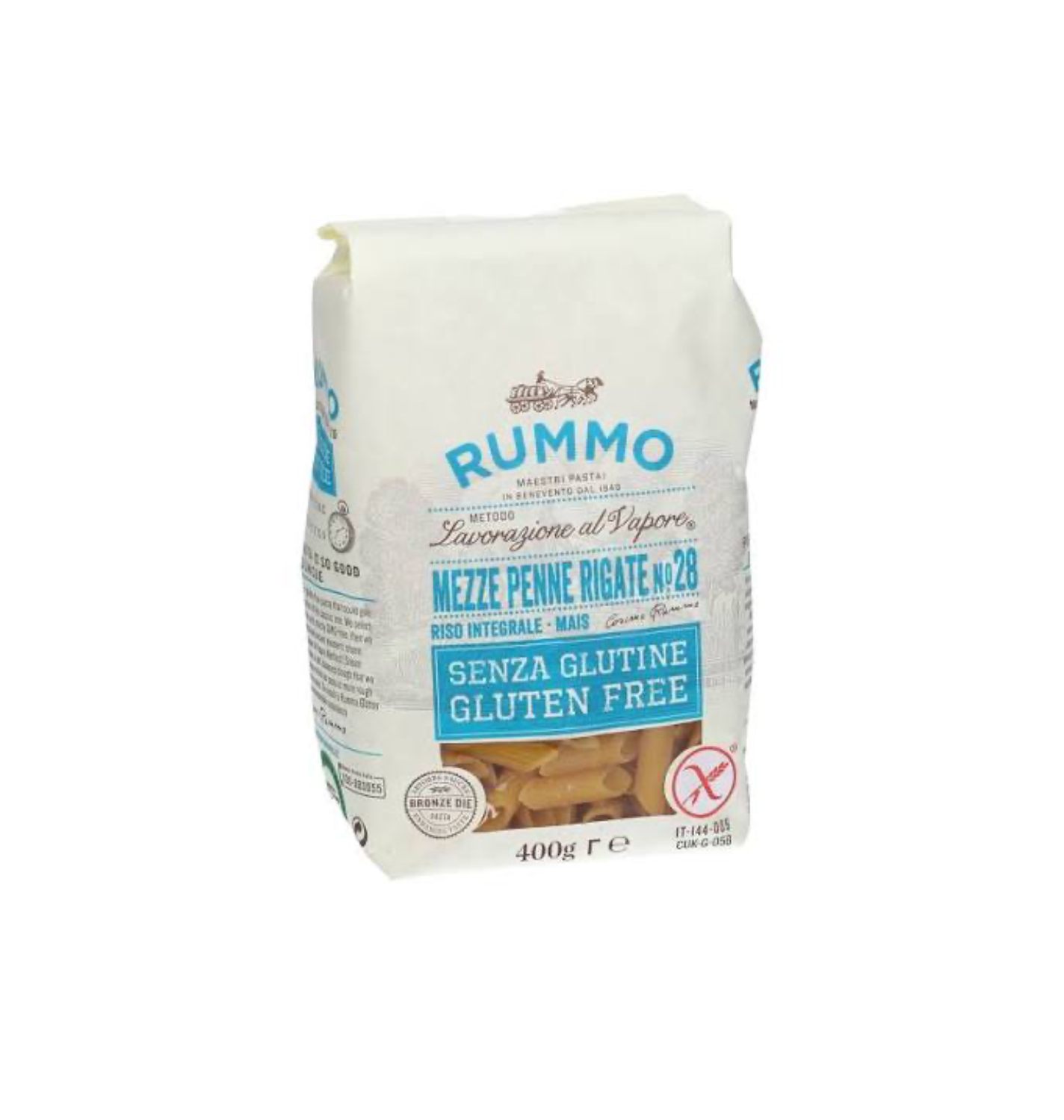 Rummo Mezze Penne Rigate n.66 Senza Glutine 400g
