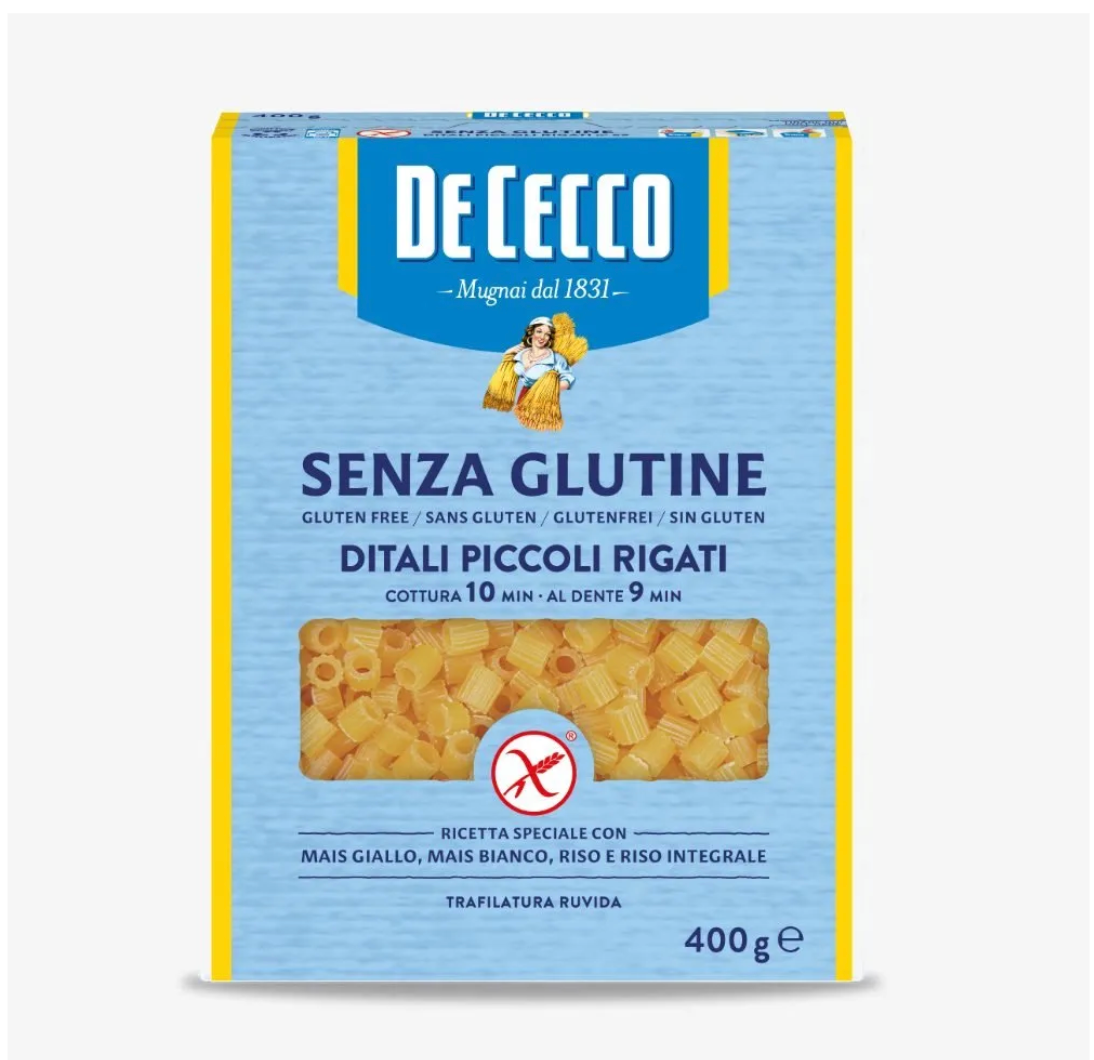 De Cecco Ditalini Piccoli Rigati Senza Glutine 400g