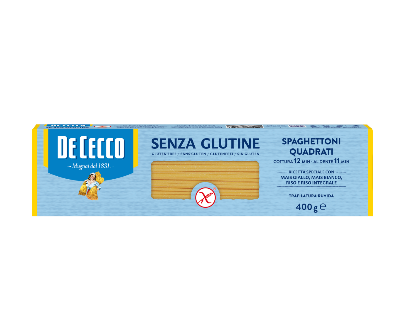 De Cecco Spaghettoni Quadrati Senza Glutine 400g