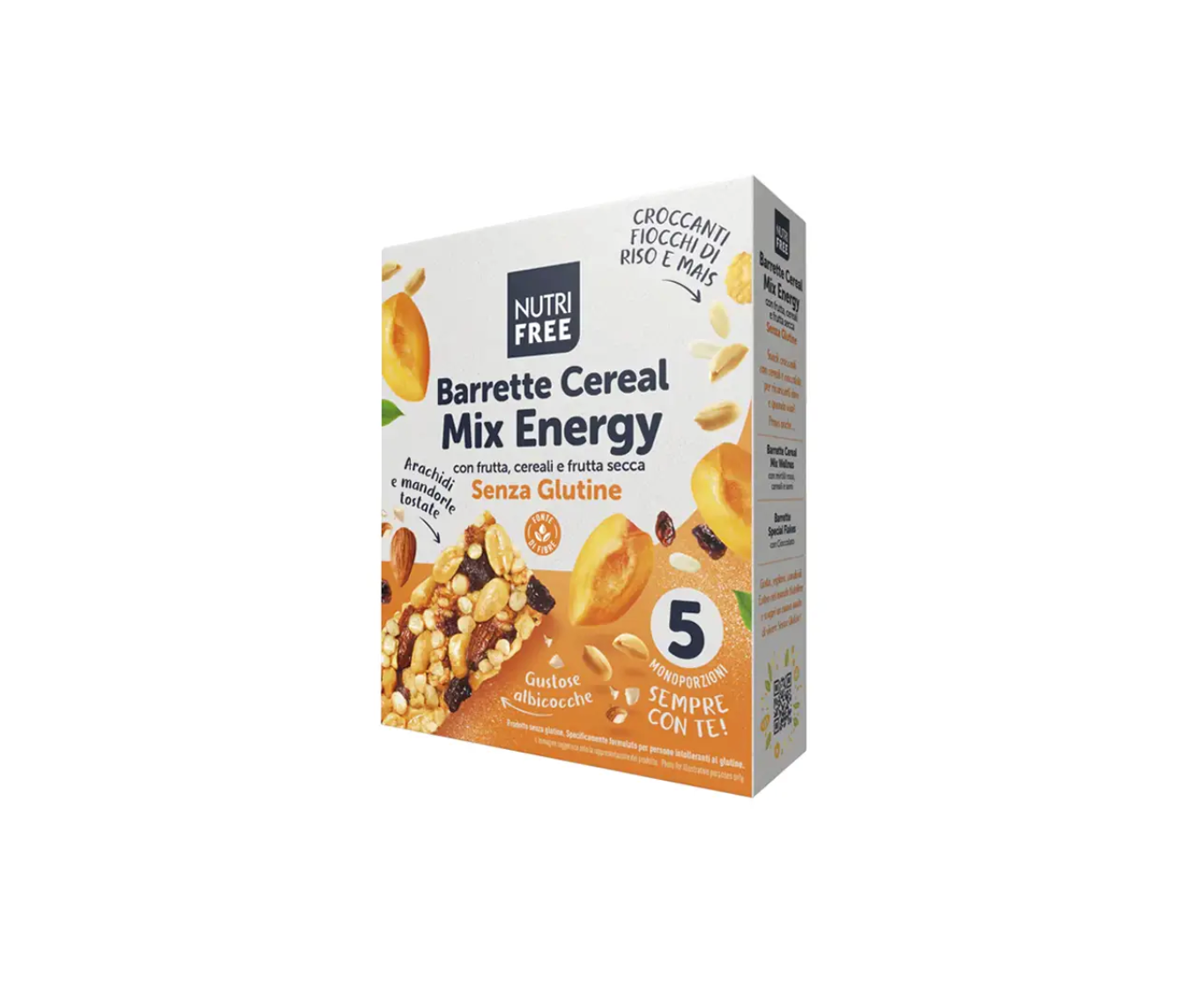 Nutri Free Barrette Cereal Mix Energy con Frutta e Frutta secca140g