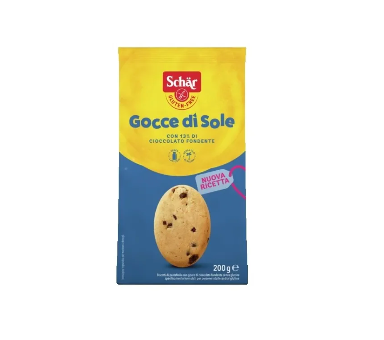 Schär Gocce di Sole con Cioccolato Fondente Senza Glutine 200g