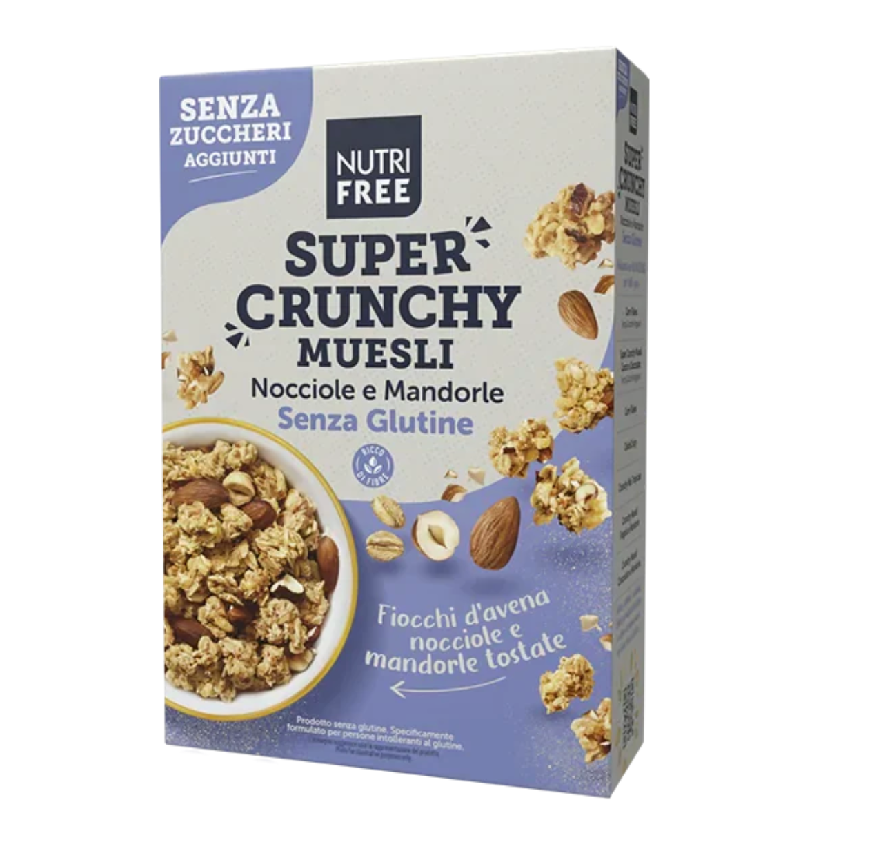 Nutrifree Super Crunchy Muesli Nocciole e Mandorle 300g